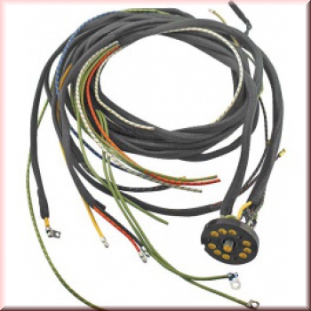 Lichtkabelbaum mit Kontaktplatte, für 2 Lampen im Hauptscheinwerfer ( mit Standlicht )