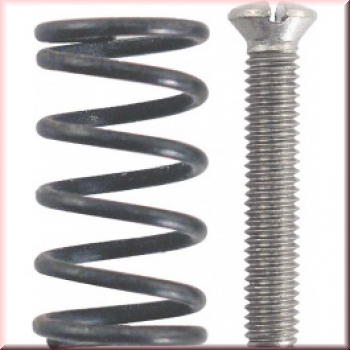 Halteschraube mit Feder für Scheinwerferfassung 1928-29