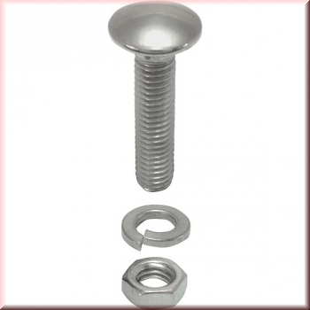 Schloßschrauben für Scheinwerferstange Edelstahl