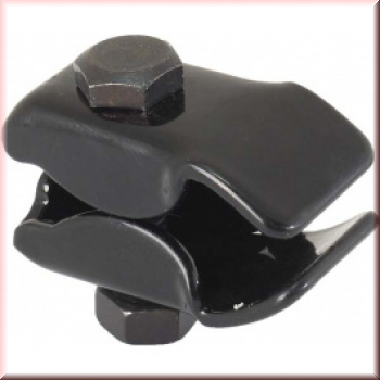 2 Halteklemmen für Kennzeichen vorn an der Scheinwerferstange