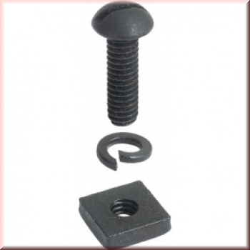 Befestigungsschraubensatz für Scharnierhalterung für die hintere Motorhaube - 6-teilig - nur 1928-29