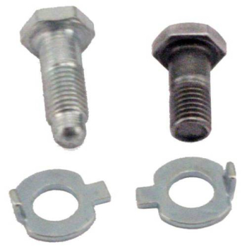 Schrauben und Sicherungsbleche für Bendixstarter, Gewinde 5/16, ca. 8mm