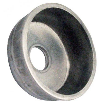 untere Klemmbuchse an Windschutzscheibensäule, klemmt beim Festziehen den Drehpunkt