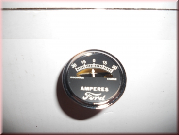 Ampermeter mit Ford-Schrift 30A, auch für 12V 