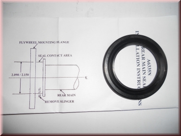 Abdichtung Kurbelwelle hinten A-Motor