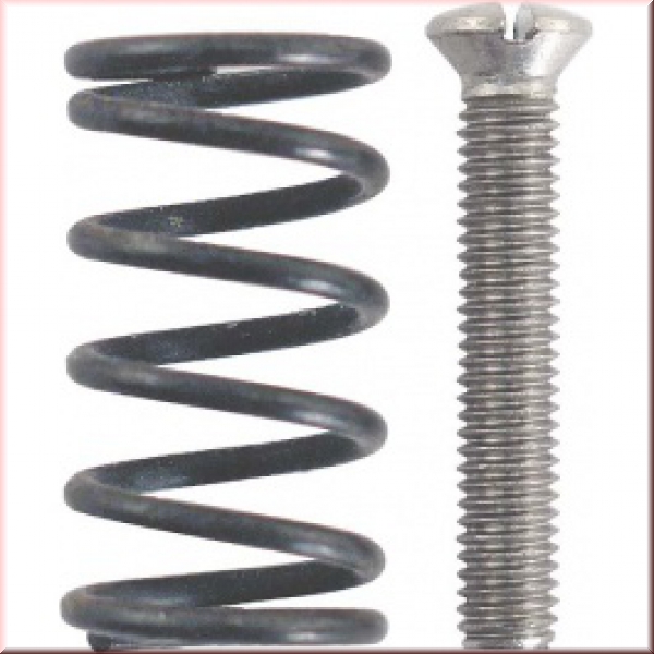 Halteschraube mit Feder für Scheinwerferfassung 1928-29