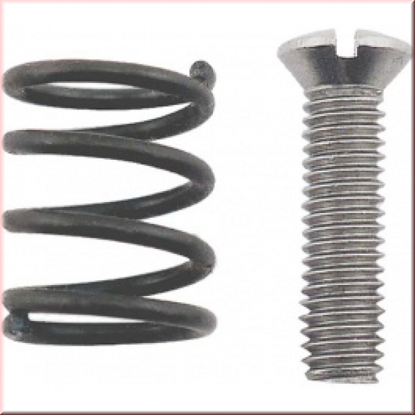 Halteschraube mit Feder für Scheinwerferfassung 1930-31