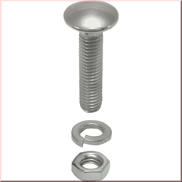 Schloßschrauben für Scheinwerferstange Edelstahl