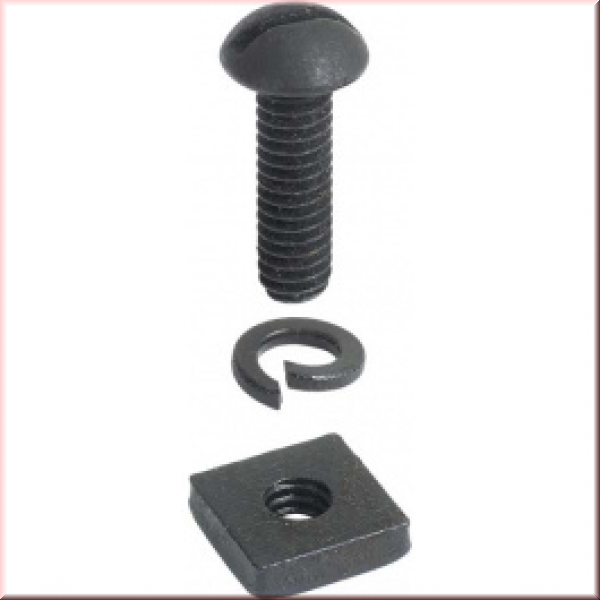 Befestigungsschraubensatz für Scharnierhalterung für die hintere Motorhaube - 6-teilig - nur 1928-29