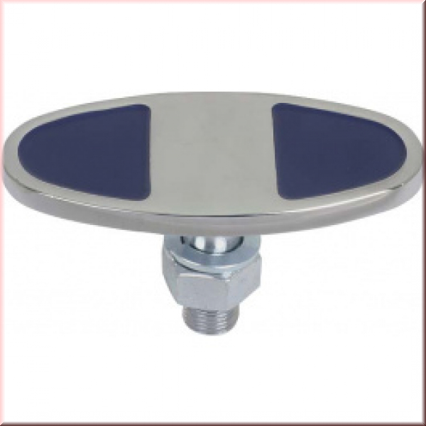 Stoßstangenhalter 1928-30, Stahl verchromt