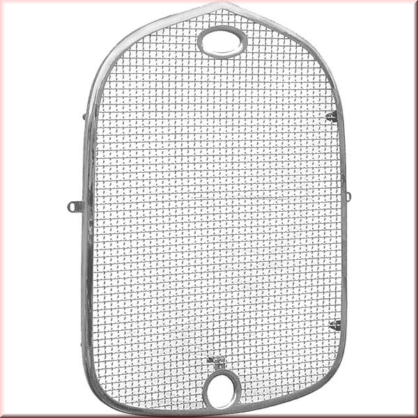 Steinschlaggitter für 1928-29, Edelstahl incl. Halterung