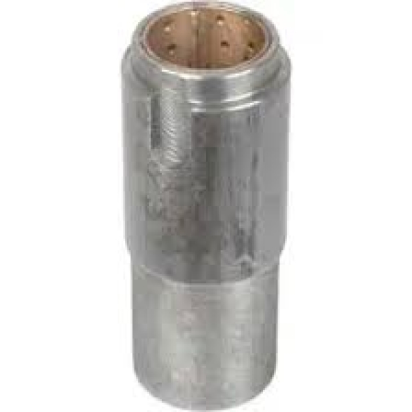 Führungsbuchse mit Büchsen für Handbremshebel auf der Ankerplatte