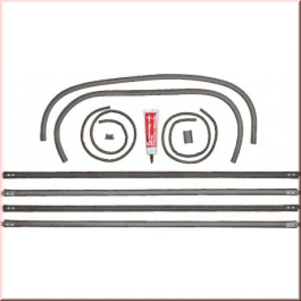 Vordertür-Fensterkanalsatz , für 1928-29 Coupé & 1930-31 Pickup & 1928-31 Tudor Limousine