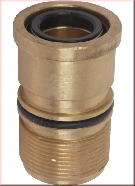 Wasserpumpen Buchse - Hinten - Leakless Style -  Mit Dichtungen für A und B-Pumpe