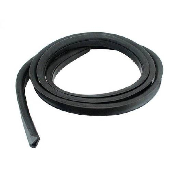 Gummidichtung zur Befestigung der Seitenscheiben in der Glasführung mit Lippe