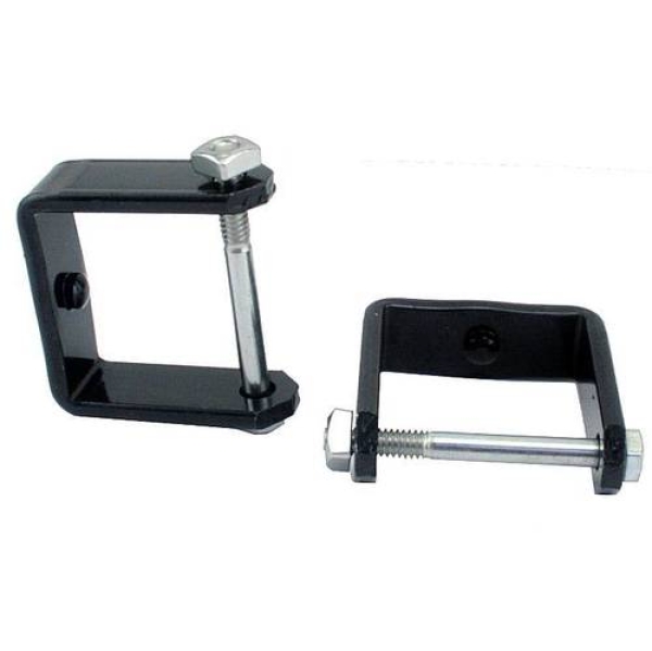 2 Klammern für  nachgefertigte Vorderfeder, sind etwas höher, ca. 37 mm