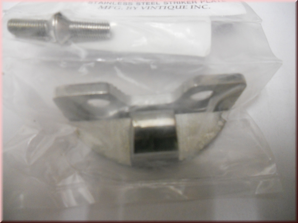 Schließblech Türschloß, Edelstahl, für Roadster und Phaeton