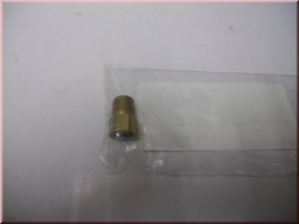 Messinganschluß Vakuumleitung am Krümmer