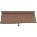 Heckscheibenrollo , braun ohne Halterung