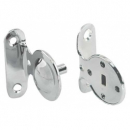 Haltesatz für Heckrollo verchromt