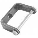 2 Halteklammern im Set für hintere Blattfeder