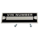 VIN Platte für Fahrgestellnummer
