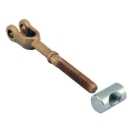 Einstellstange mit Gewindebolzen zum einstellen des Pedalwegs