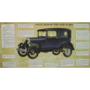 Poster, MERKMALE DES NEUEN FORD, ca. 48 x 91 cm